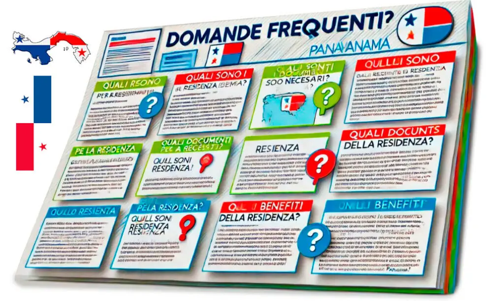 Queste sono le domande più frequenti sulla Residenza a Panama per i cittadini italiani