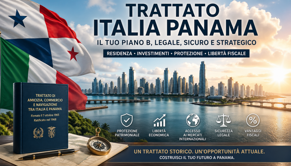 Trattato Italia Panama: vantaggi della residenza a Panama 1 Trattato Italia Panama
